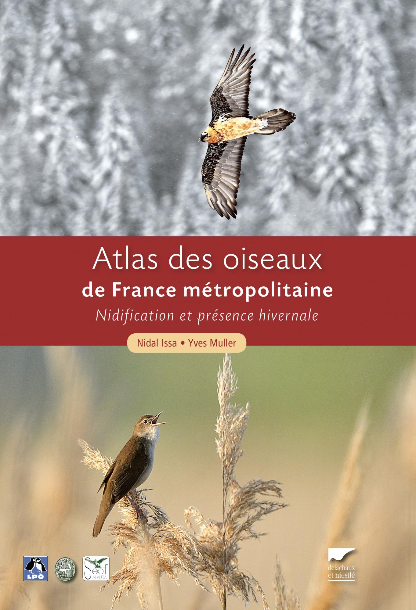 Atlas des oiseaux nicheurs de France - livre pour ornithologue